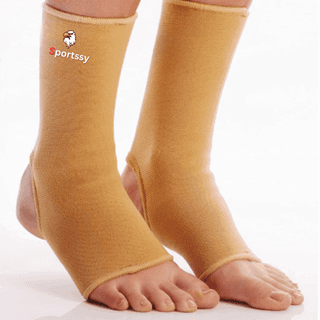 Ankle Support Brace - Breathable Elastic Ankle Wrap for Sprained Ankle, Swelling, Pain Relief - Adjustable Compression Sleeve for Men & Women