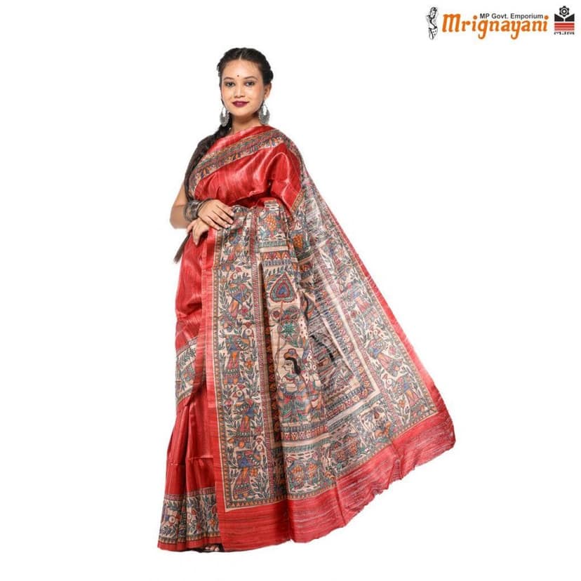 HANDLOOM KOSA SAREE WITH BLOUSE (SKU - 1ST504230522, SAREE - 1179) view 2