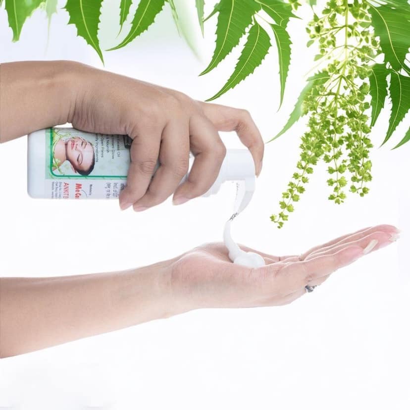 Me Cos Glow Neem Tulsi Face Wash - Purifying Cleanser for Acne-Prone Skin, Natural Antioxidants & Herbal Formula - 150ml view 6