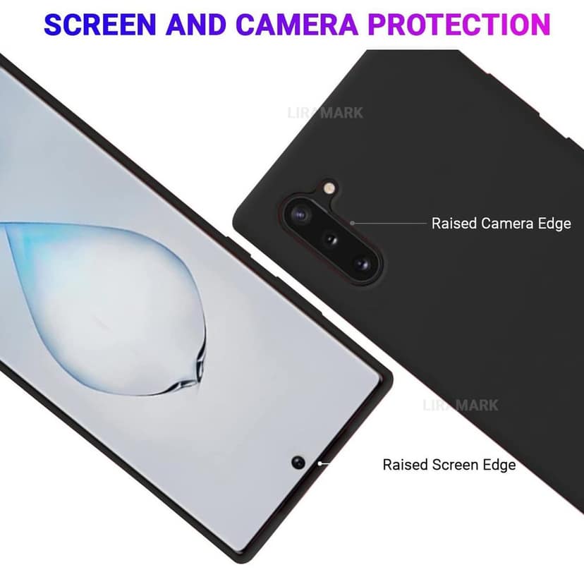 LIRAMARK Liquid Silicone Soft Back Cover Case for Samsung Galaxy Note 10 view 3