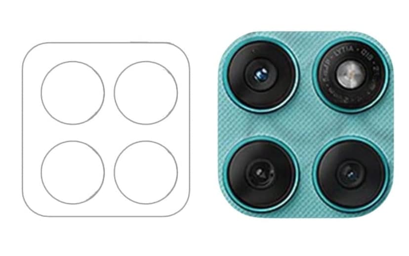 ISAAK Back Camera Lens Protector compatible for Moto Edge 60 Fusion (Pack of 1)