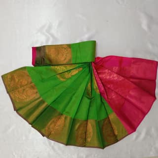 Silk Cotton Saree with Blouse