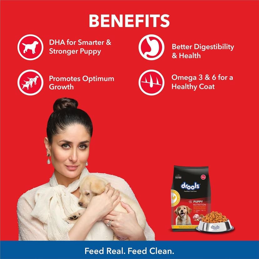 Drools Puppy Dry Dog Food Chicken and Egg view 6