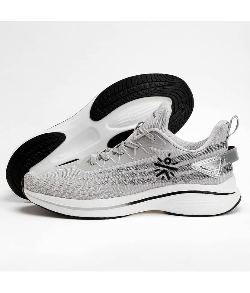 Cult Active Gray Men's Sports Running Shoes view 3