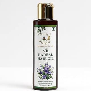 VD Herbal Hair Oil for Hair Growth, Smooth & Strong Roots, 100ml