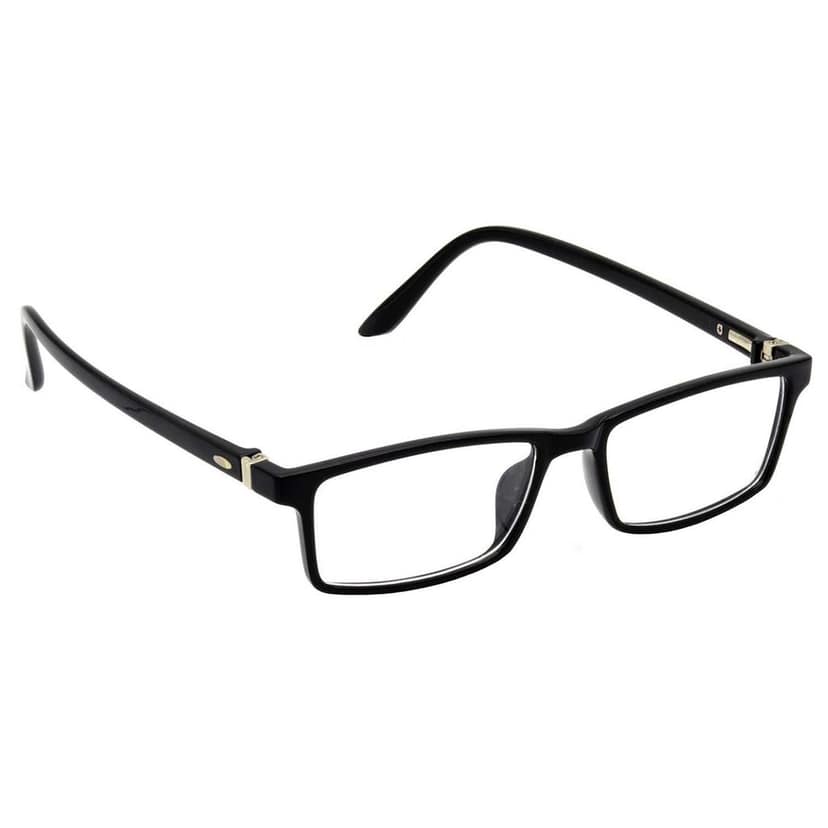 Hrinkar Stylish Zero Power Computer Glasses for Eye Protection with Blue Light Filter for Men & Women | Black | HBCT-FRM-BK-15 view 2