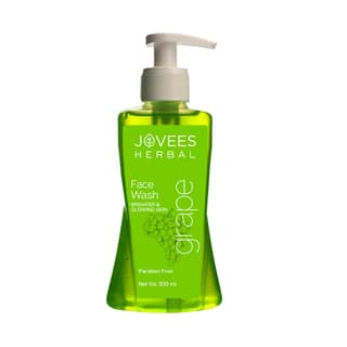 Jovees Herbal Grape Face Wash With Grape Seed & Orange Peel Extracts | For Brighter & Glowing Skin | Reduces Uneven Skin Tone & Fine Lines | For All Skin Types 300ml Jovees Herbal Grape Face Wash With Grape Seed & Orange Peel Extracts | For Brighter & Gl
