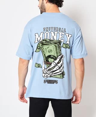 SCOTT FINCHER Men's Money The Most Solid Foundation T-Shirt : AA(ARN)LBLUE_220
