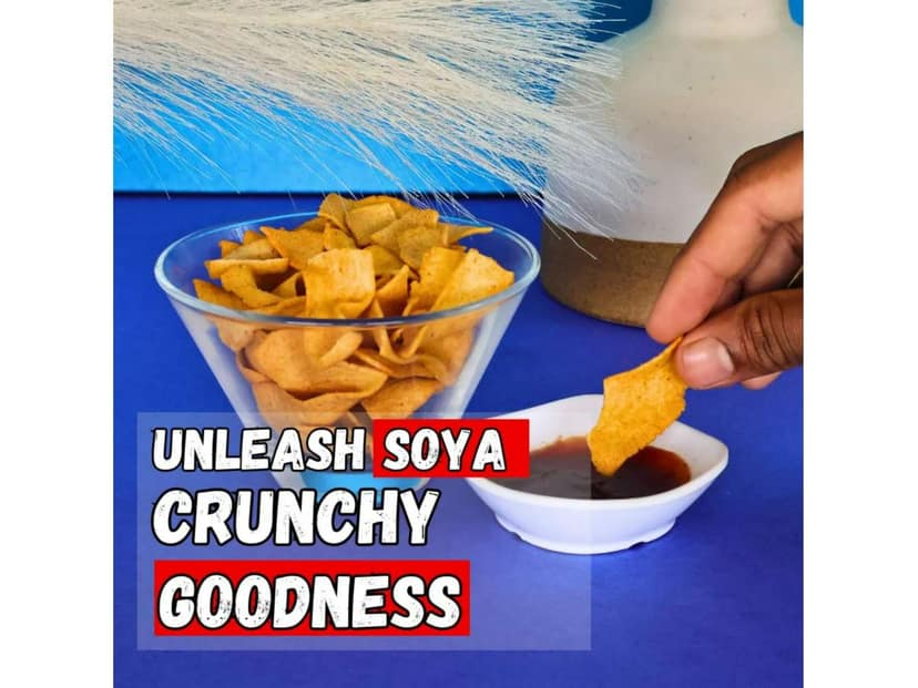 Healthy Master Soya Chips - Baked and Nutritious - 200 Gram view 3