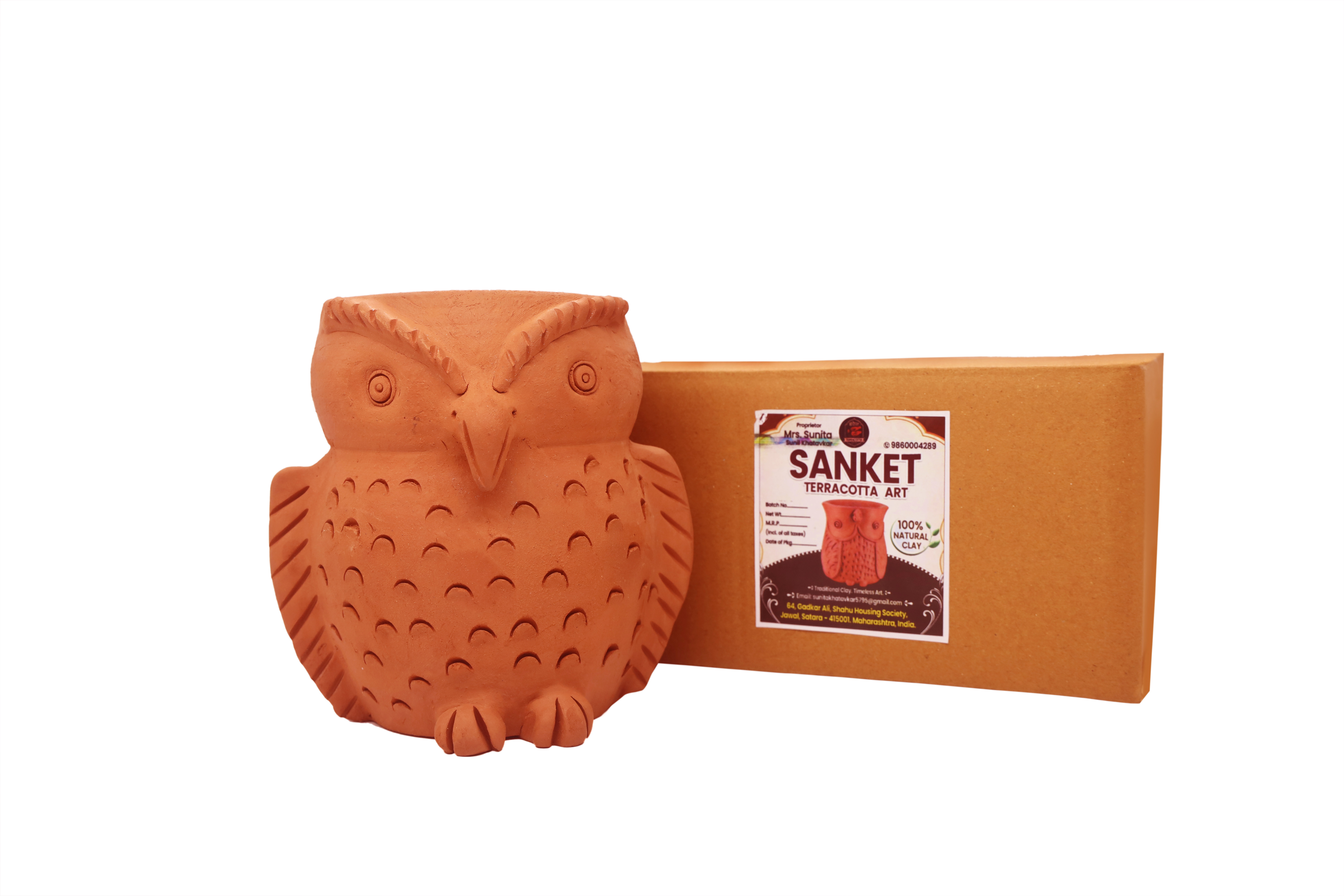 Decorative Owl Showpiece for Home Décor and Traditional Decoration