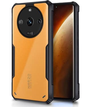 ZAMN Shock Proof Case Compatible For Polycarbonate Realme Narzo 60 ( )