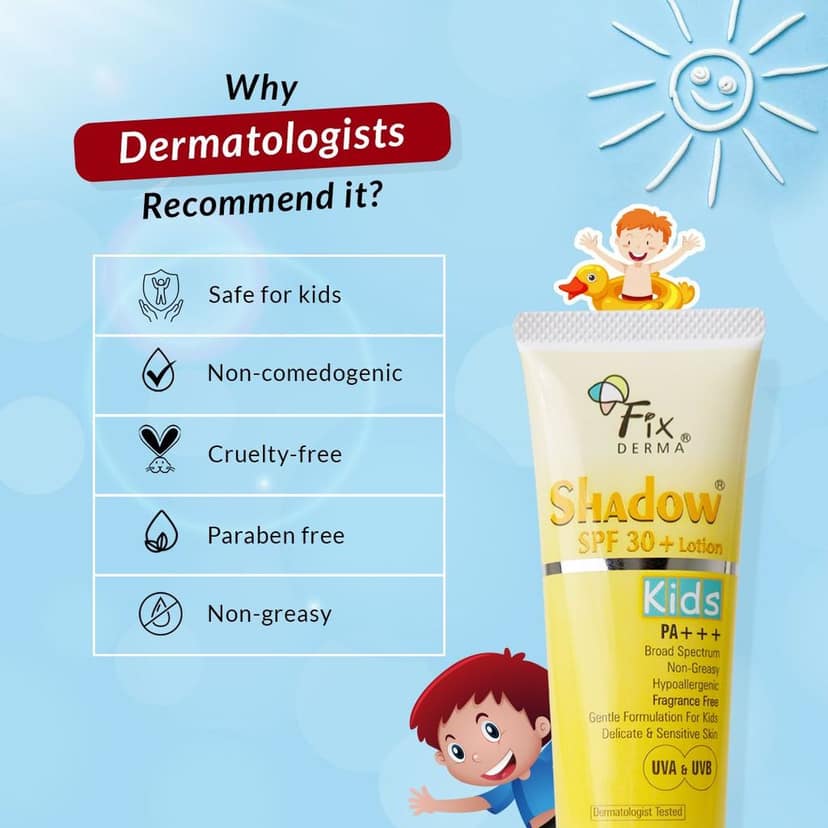 Fixderma Shadow Sunscreen Kids SPF 30+ Lotion view 3