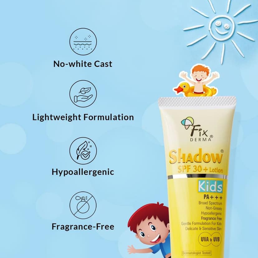 Fixderma Shadow Sunscreen Kids SPF 30+ Lotion view 4