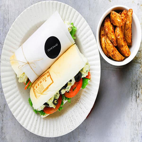 Egg sandwich combo