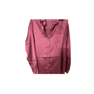 Champs Trendz Satin Shirts, Meroon - XXL