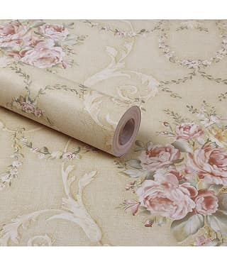KAAF Floral Wallpaper ( 40 x 500 ) cm ( Pack of 1 )