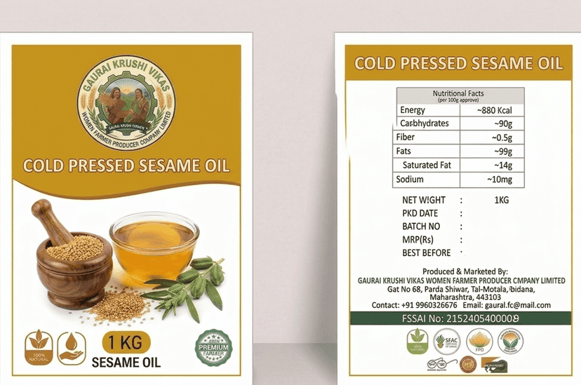Organature Cold Pressed Sesame Oil view 4