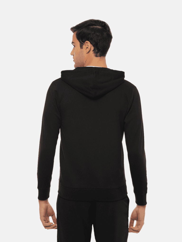 Hummel Elwin Men Black B2B Zipper Hoodie view 3