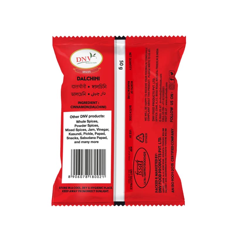 DNV Foods Dalchini, 50 gm view 2