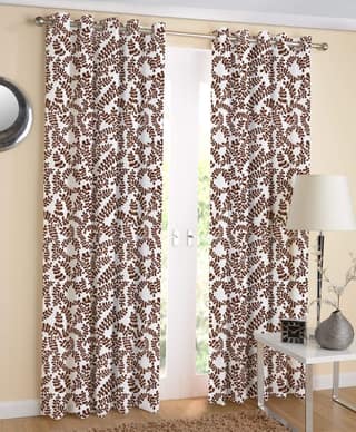 AIRWILL Cotton Handloom Weaved Door Curtains (Multicolor; Sized 4 x 7 ft) Pack of 2 Pieces?