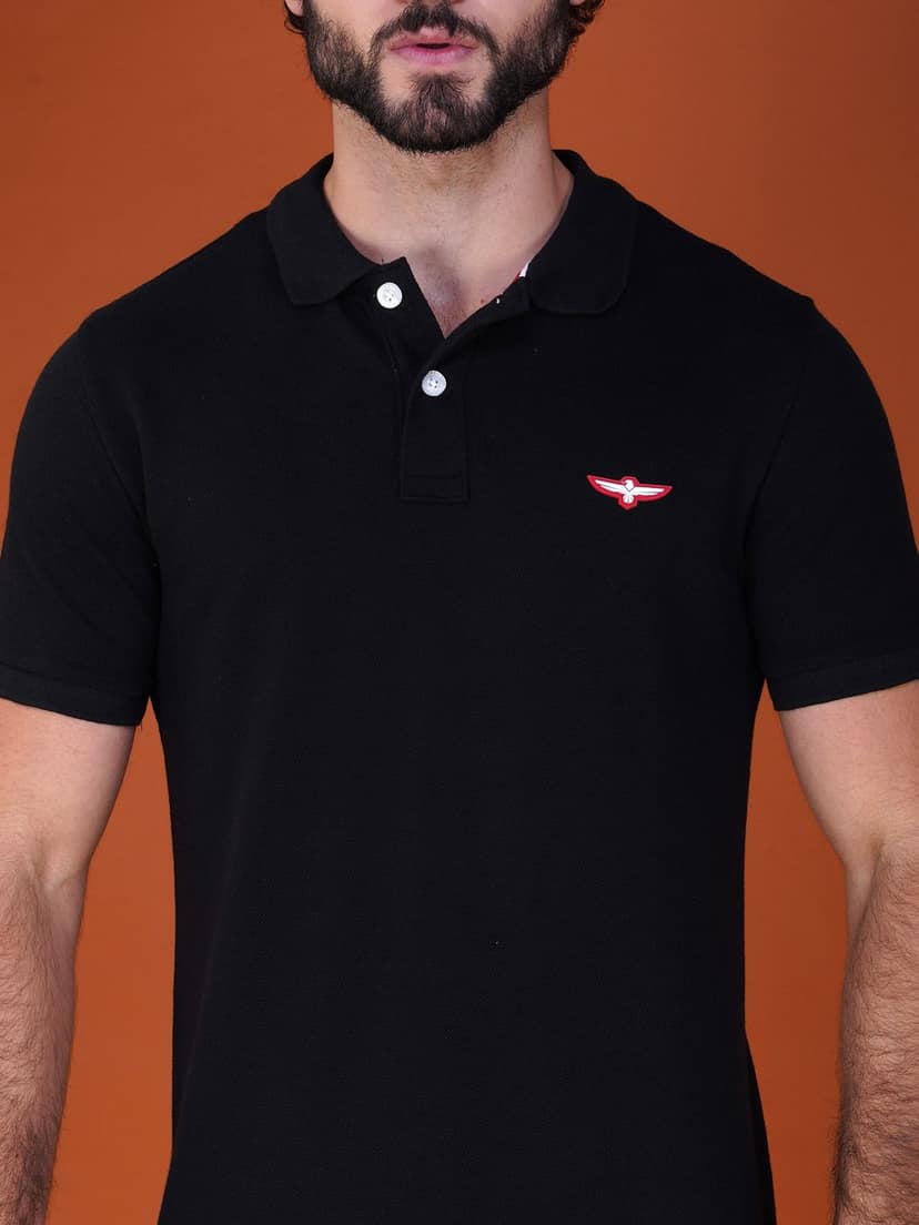 Solid Polo Shirt-Block view 4
