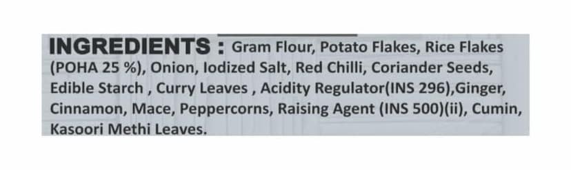 GM Foods Poha Pakora Mix 200g | Instant Ready to Cook Crispy Snack Mix view 3