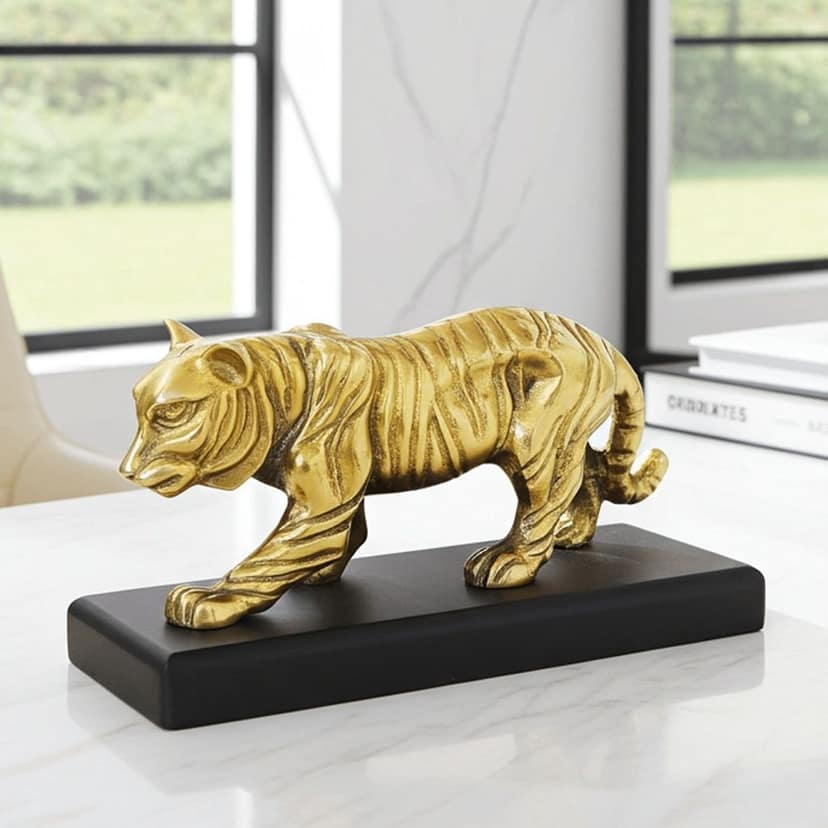 Aluminium Showpiece Tiger (SHMAS0007) view 2