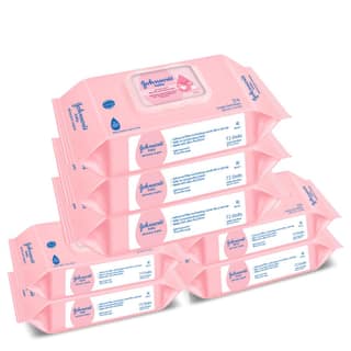 Johnson's Baby Wet Wipes | 504 Wipes | Alcohol & Soap Free | Prevents Rashes & Redness | with 3X Moisturising Lotion | As Mild as Pure Water | Enriched with Glycerin | Johnson's Baby Wet Wipes | 504 Wipes | Alcohol & Soap Free | Prevents Rashes & Redness