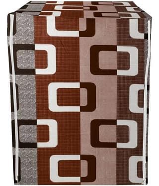 Front Load Washing Machine Cover Compatiable For 7 kg - Brown