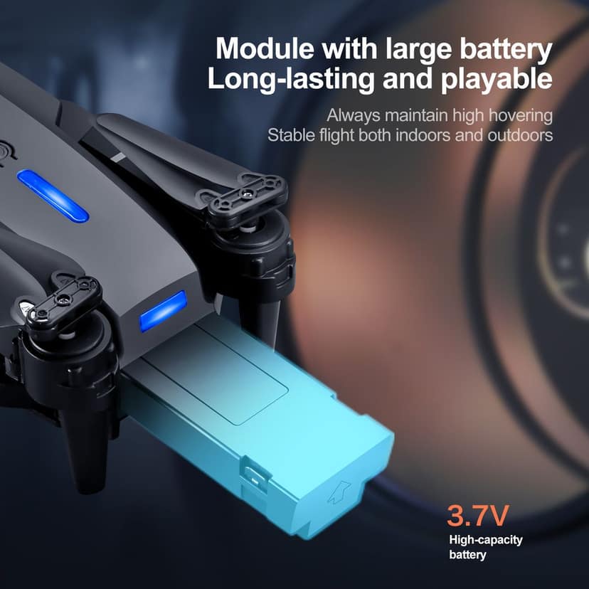 E88 MAX PRO Premium 4K HD Dual Camera Drone with Display Remote Controller view 8