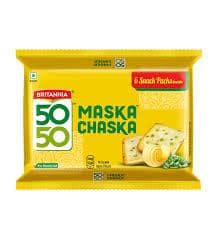 BRITANNIA 50-50 MASKA CHASKA BISCUITS 120G