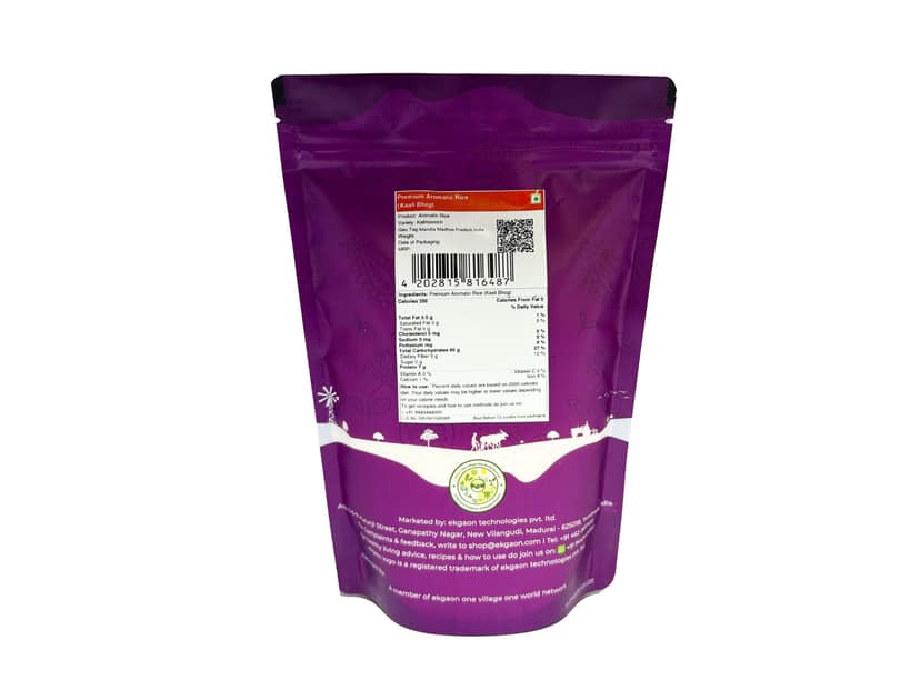 Ekgaon Premium Aromatic Rice (Kaali Bhog) (1Kg) view 2