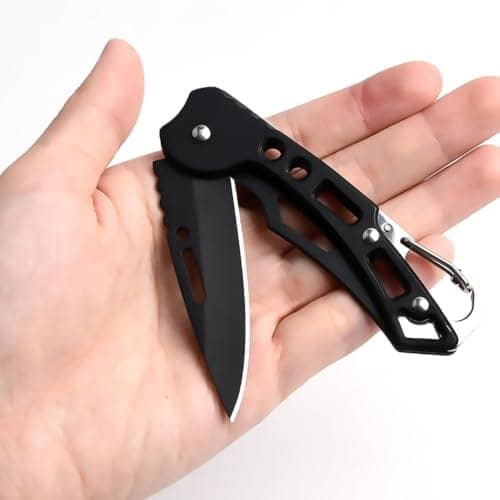 ColorCoral Folding Utility Cutter, Stainless Steel Multipurpose Cutting Tool for Packaging, Carton Opening, Fruit & Vegetable Preparation, Craft, Office and Household Use (PACK OF 1) view 3