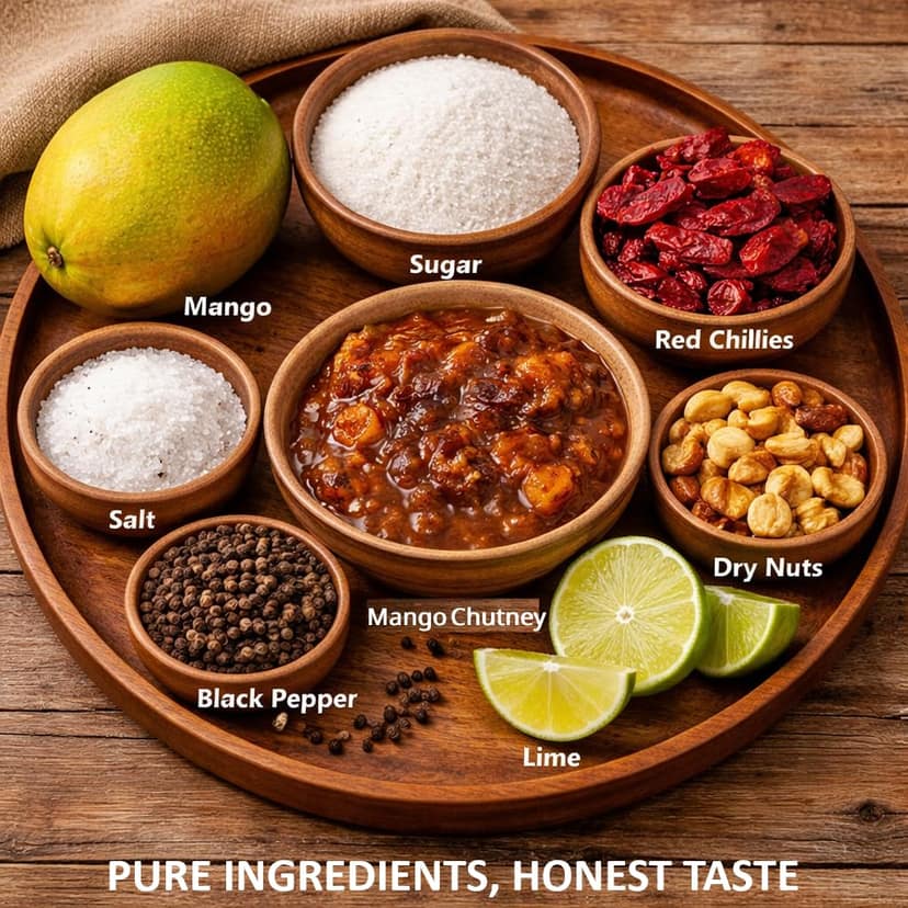 Maa Craft Authentic Himachali Mango Chutney, Spicy and Sour, No Artificial Preservatives, 300 gm view 4