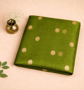 Handwoven Chanderi Silk × Silk Saree