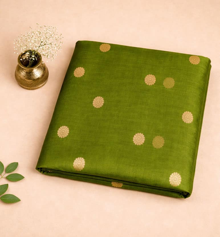 Handwoven Chanderi Silk × Silk Saree