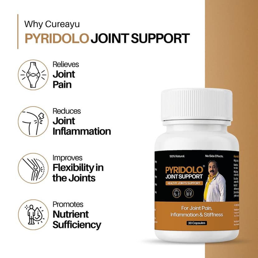 Pyridolo Joint Support | For Joint Pain Relief | Reduces Joint Inflammation & Stiffness view 2