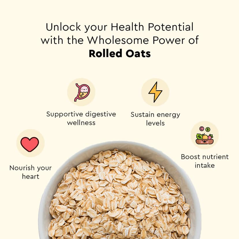 nourish you Jumbo Rolled Oats view 3
