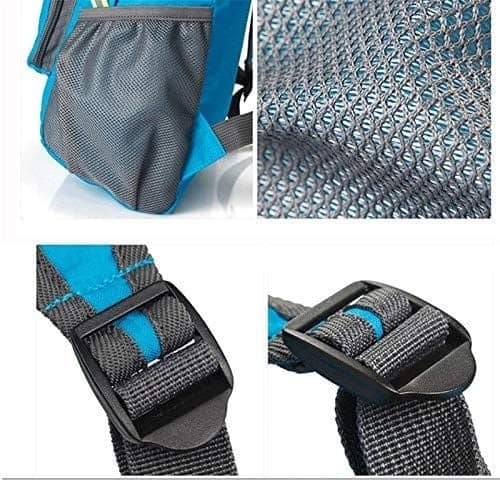 Denzcart Backpack-Bag: Folding Mountaineering Outdoor Backpack with Water-Resistant Polyester, Multi Compartments, Durable Metal Zipper - Ideal for Travel or Daily Use view 7