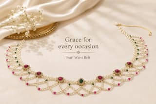 Traditional Belly Chain Kambarpatta for Women, Elegant Waist Jewellery
