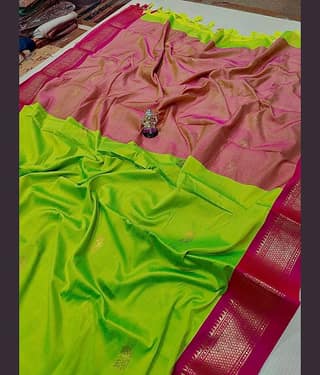 FAB SILK Cotton Silk Embellished Saree With Unstitched Blouse Piece ( Grey )