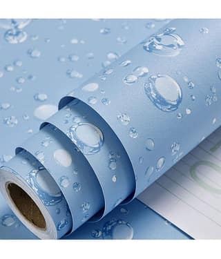 LAAYO Wallpaper & Wall Sticker - Abstract Wallpaper ( 45 x 250 ) cm ( Pack of 1 )