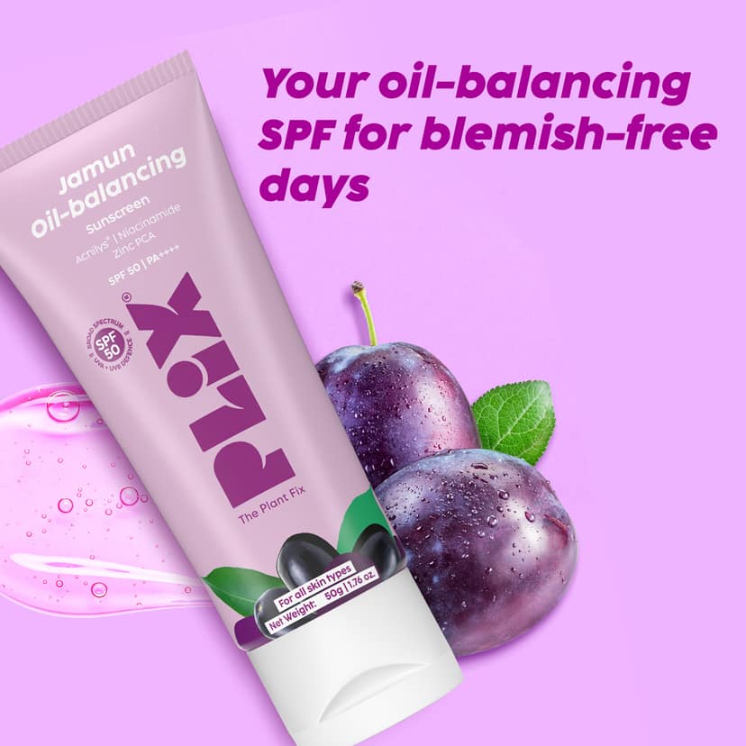 Jamun Oil-Balancing Sunscreen (with SPF 50 for Everyday Sun Protection) __Starter Pack__ view 3