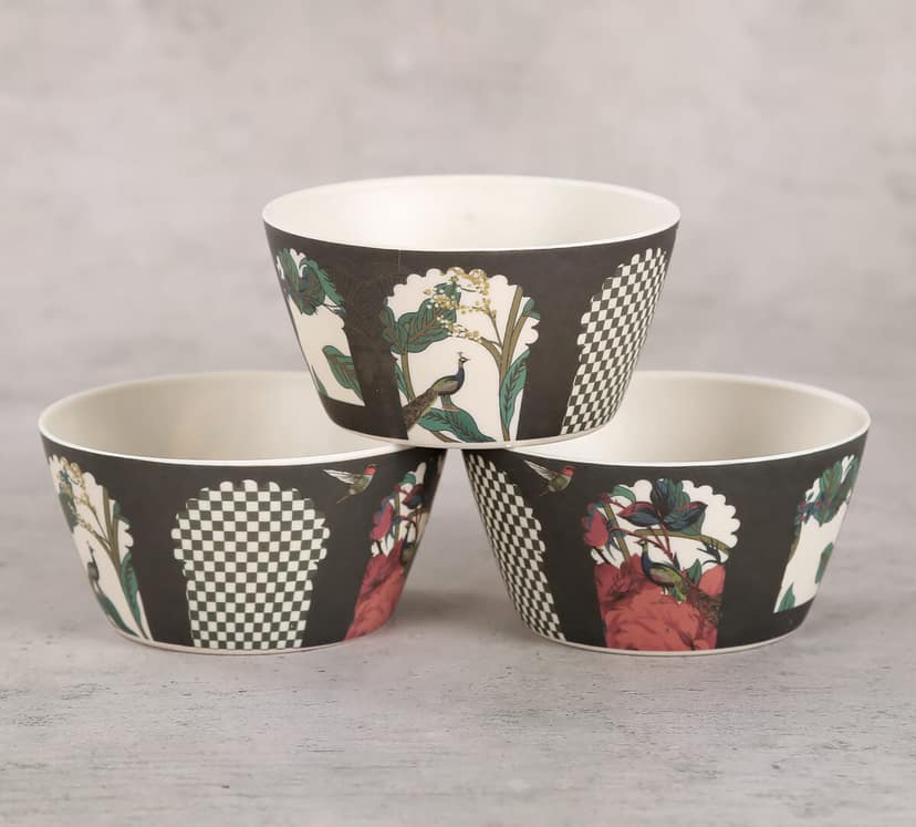 India Circus Signature Windows Bowls And Tray Set view 2