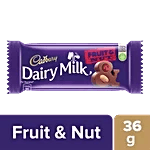 Cadbury Dairy Milk Fruit & Nut Chocolate Bar, 36 G