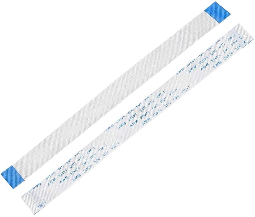 18 Pin 0.5mm Pitch 300mm Same Side Connection FFC Ribbon Flexible Flat Cable view 2