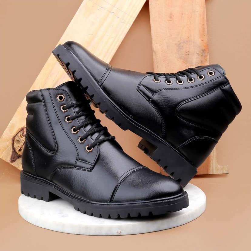 New Stylish Men's Trendiest High-End Fashion Boots view 3