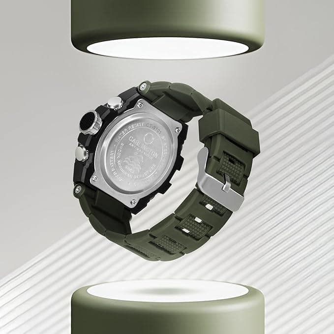Carlington Resin Endurance Analog-Digital Sports Watch for Men and Boys - CT9105 Series One view 2