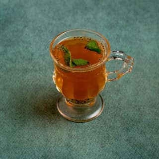 Lemon honey and ginger tea