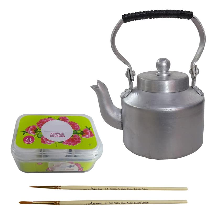 Pop Art on Kettle DIY Kit by Penkraft view 2